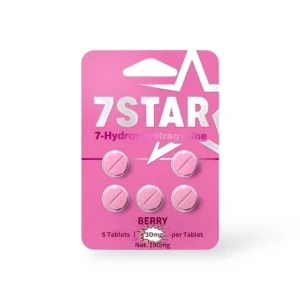 7 star 7 hydroxymitragynine extract tablets berry 30mg per tablet 5ct 29578