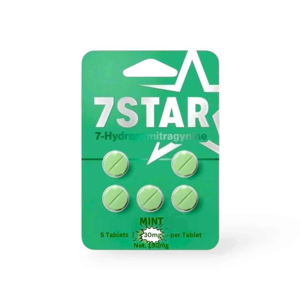 7 star 7 hydroxymitragynine extract tablets mint 30mg per tablet 5ct 26771