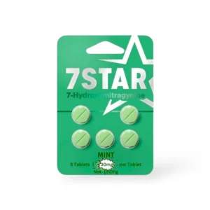 7 star 7 hydroxymitragynine extract tablets mint 30mg per tablet 5ct 26771