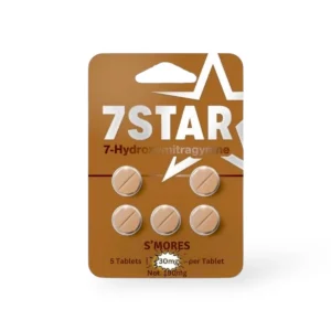 7 star 7 hydroxymitragynine extract tablets smores 30mg per tablet 5ct 59731