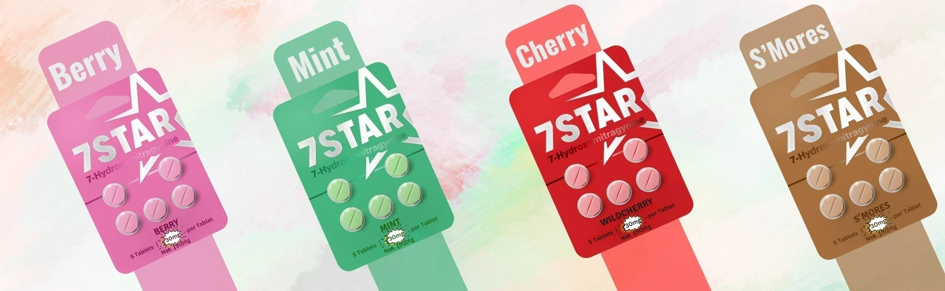 7Star 7 Hydroxymitragynine Flavors