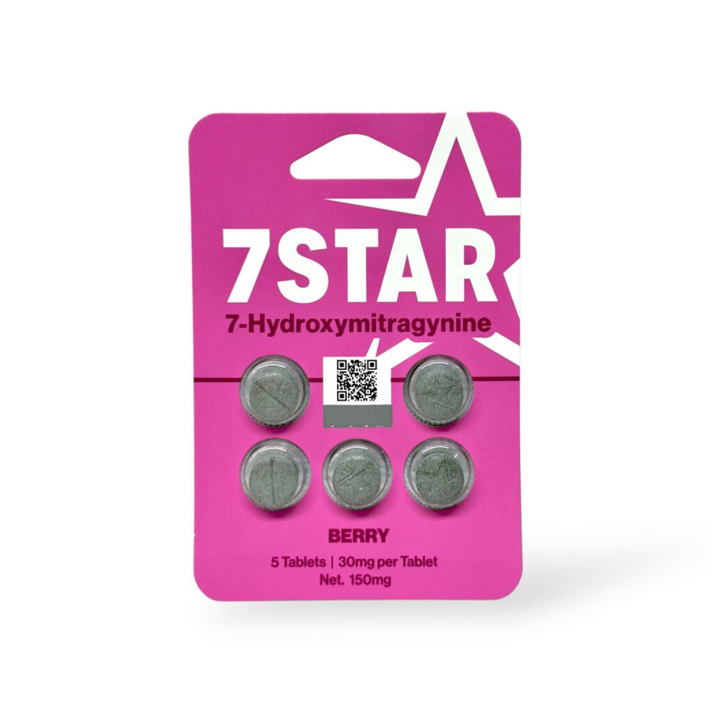 7star 7oh kratom extract tablets berry 5ct