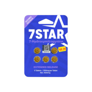 7star 7oh kratom extract tablets 1500mg 5ct 300mg tab1